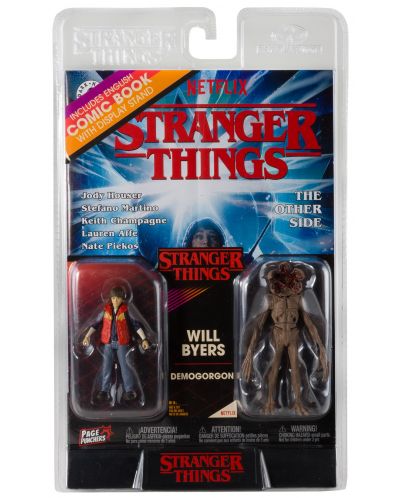 Комплект екшън фигури McFarlane Television: Stranger Things - Will Byers and Demogorgon, 8 cm - 10
