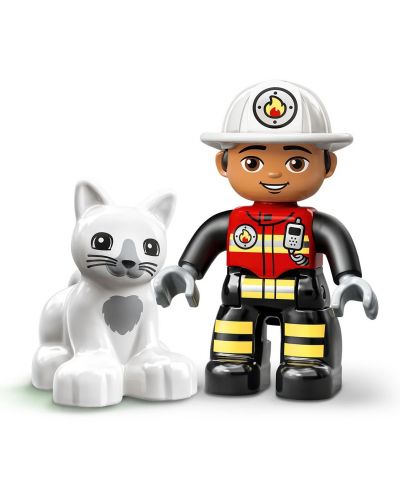 Конструктор LEGO Duplo Town - Пожарникарски камион, със звуци (10969) - 5