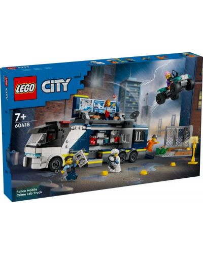 Конструктор LEGO City - Полицейски бус-лаборатория (60418) - 1