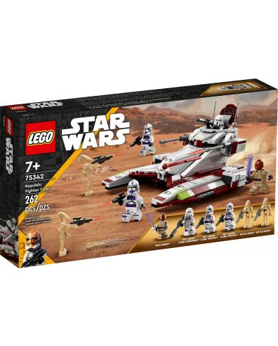 Конструктор LEGO Star Wars - Републикански боен танк (75342) - 1