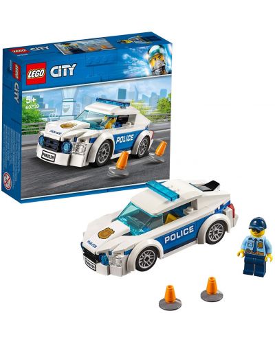 Конструктор Lego City - Полицейска патрулна кола (60239) - 4