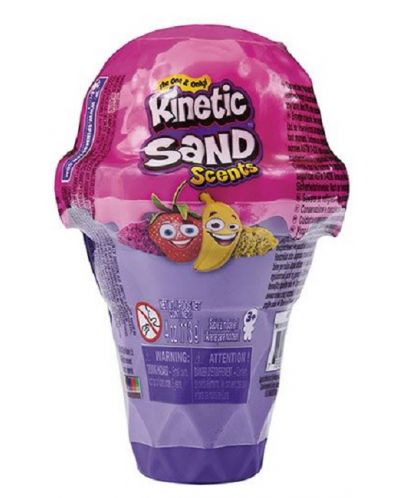 Комплект Kinetic Sand - Сладолед с кинетичен пясък, ягода и банан - 1