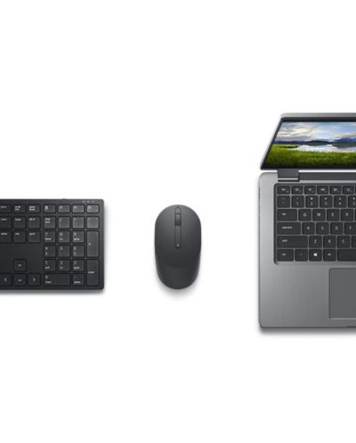 Комплект мишка и клавиатура Dell - KM5221W Pro, безжичен, черен - 5