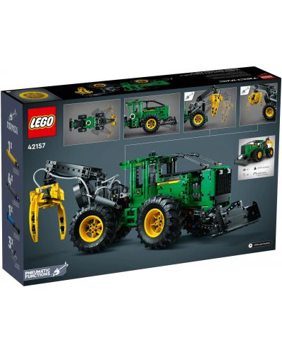 Конструктор LEGO Technic - Горски трактор John Deere 948L-II (42157) - 8