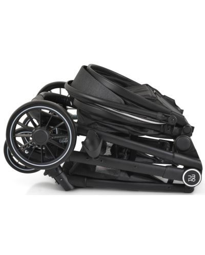 Комбинирана бебешка количка Moni - Rio, черна - 8