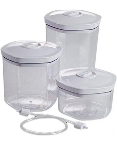 Комплект вакуумни кутии Solis - 1x700 ml, 1x1.4 l + 1x2 l, BPA Free - 1