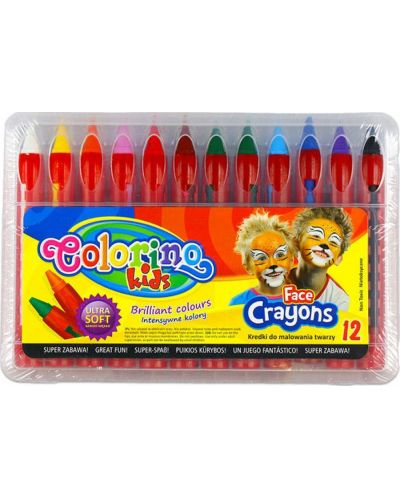 Комплект пастели за лице Colorino Kids -12 цвята - 1