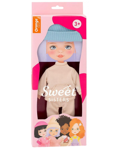 Комплект дрехи за кукла Orange Toys Sweet Sisters - Бежов анцуг - 1