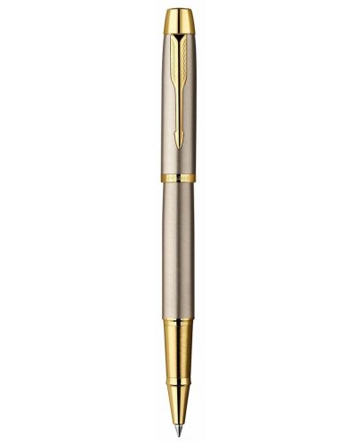 Комплект химикалка Parker IM Professionals - С ролер, златисто покритие, с кутия - 4