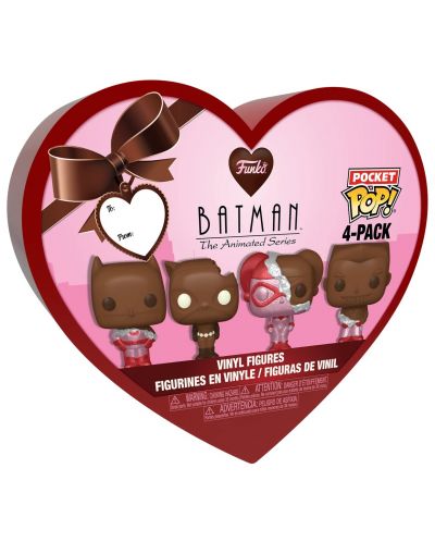 Комплект мини фигури Funko Pocket POP! DC Comics: Batman - Happy Valentine's Day Box 2024 (Chocolate) - 3