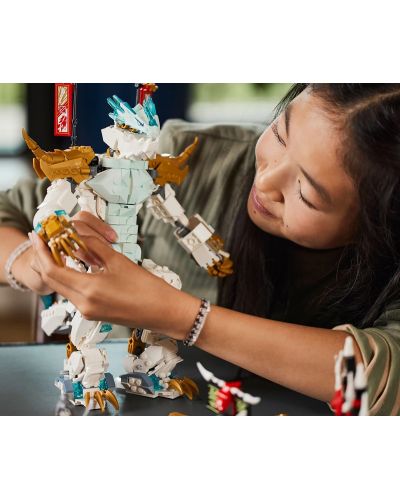 Конструктор LEGO Ninjago - Леденият дракон на Зейн (71786) - 5