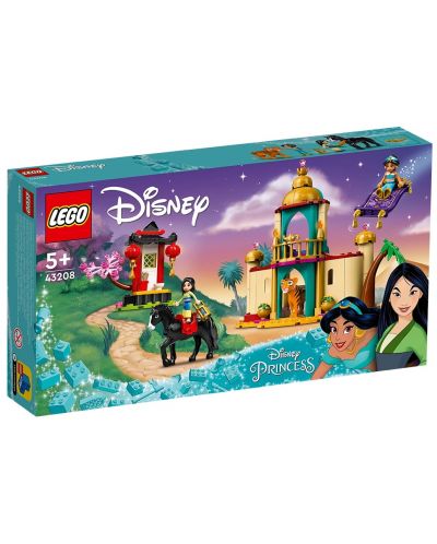 Конструктор LEGO Disney Princess - Приключението на Ясмин и Мулан (43208) - 1