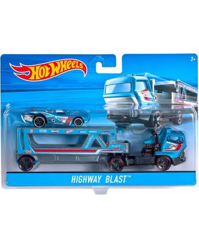 Комплект Mattel Hot Wheels Super Rigs - Камион и кола. асортимент - 7