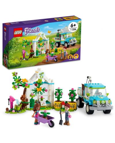 Конструктор LEGO Friends - Камион за засаждане на дървета (41707) - 2