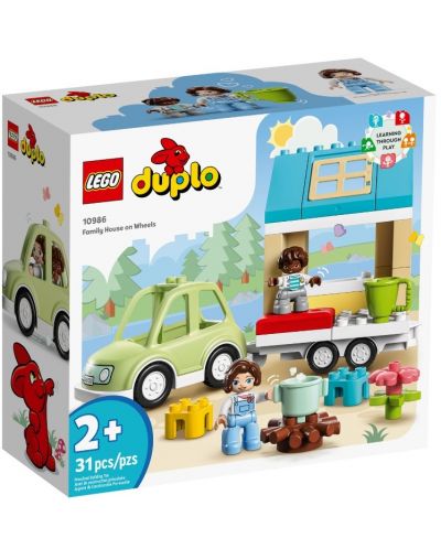 Конструктор LEGO Duplo - Къща на колела (10986) - 1