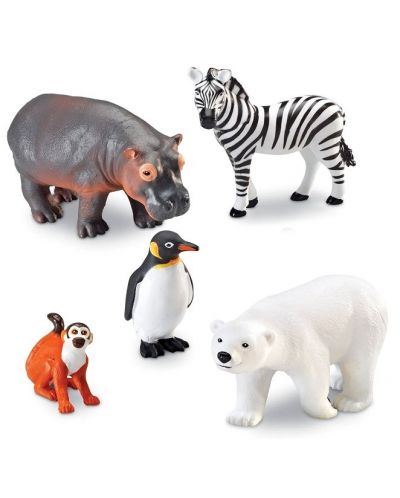 Комплект фигурки Learning Resources - Животни от зоопарка - 1