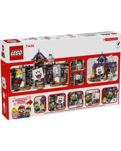 Конструктор LEGO Super Mario -  Обитаваното от духове имение на King Boo (71436) - 2