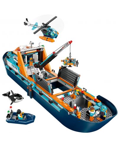 Конструктор LEGO City - Арктически изследователски кораб (60368) - 4