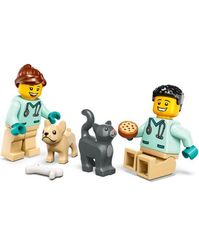 Конструктор LEGO City - Спасение с ветеринарен бус (60382) - 5