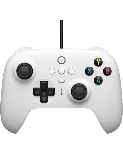 Контролер 8BitDo - Ultimate Wired, бял (Nintendo Switch/PC) - 1