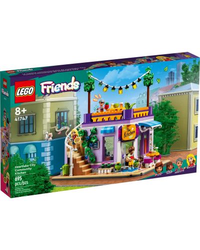 Конструктор LEGO Friends - Обществена кухня Хартлейк Сити (41747) - 1