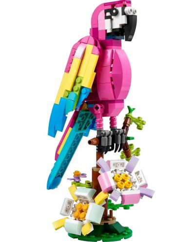 Конструктор LEGO Creator 3 в 1 - Екзотичен розов папагал (31144) - 3