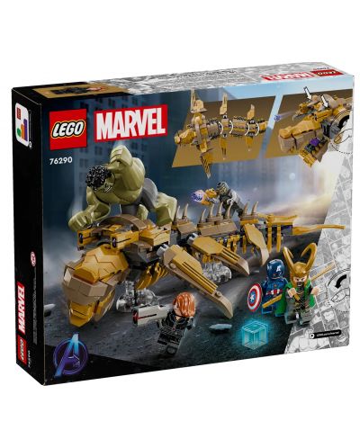 Конструктор LEGO Marvel Super Heroes - Отмъстителите срещу Левиатан (76290) - 2