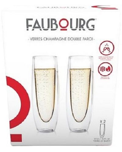 Комплект от 2 двустенни чаши Faubourg - ST Barth, 130 ml - 2