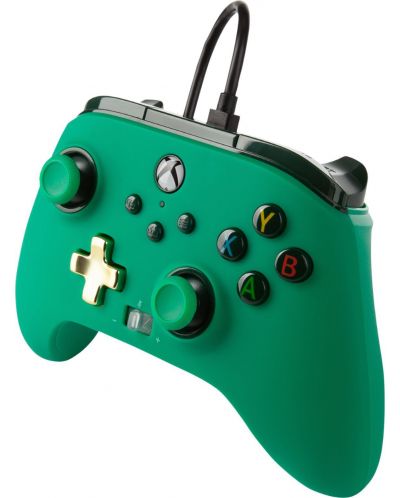 Контролер PowerA - Enhanced, жичен, за Xbox One/Series X/S, Green - 3