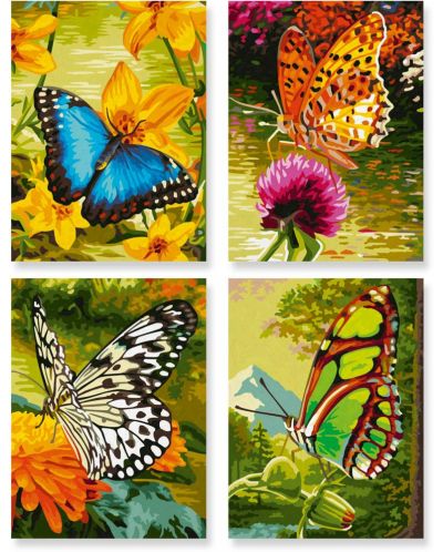 Комплект за рисуване по номера Schipper - Пеперуди - 3