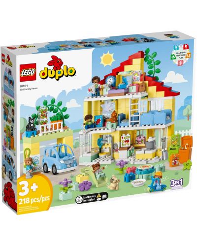 Конструктор LEGO Duplo - Семейна къща 3 в 1 (10994) - 1