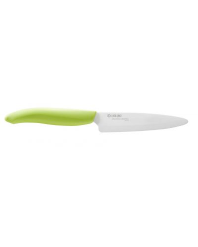 Комплект керамичен нож с белачка Kyocera - зелен - 3
