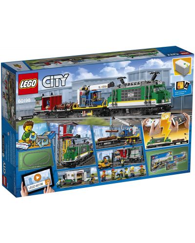 Конструктор LEGO City - Товарен влак (60198) - 3