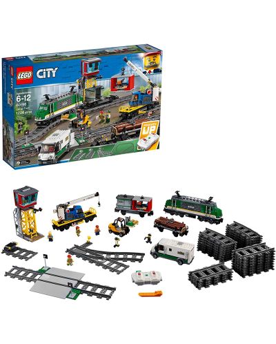 Конструктор LEGO City - Товарен влак (60198) - 4