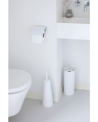 Комплект от 3 аксесоара за тоалетна Brabantia - ReNew, White - 2