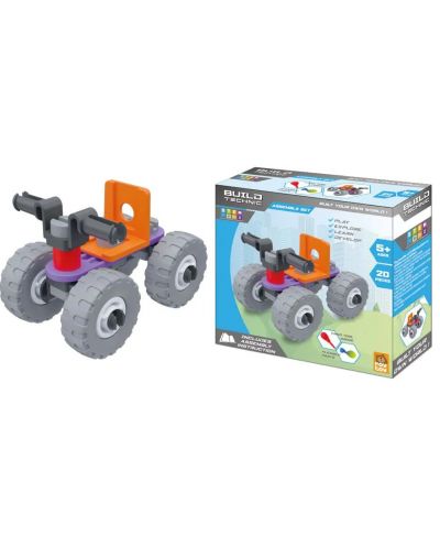 Конструктор Roy Toy Build Technic - ATV, 20 части - 2