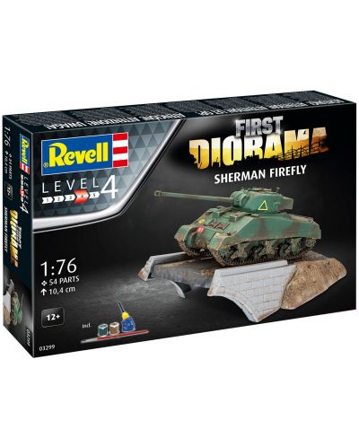 Комплект диорама Revell Военни: Танкове - Sherman Firefly - 6