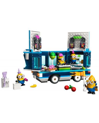 Конструктор LEGO Minions - Музикалният парти-бус на миньоните (75581) - 2