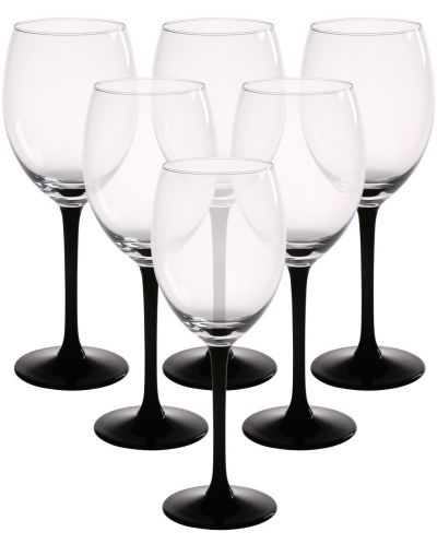 Комплект от 6 чаши за червено вино ADS - Onyx, 330 ml - 2