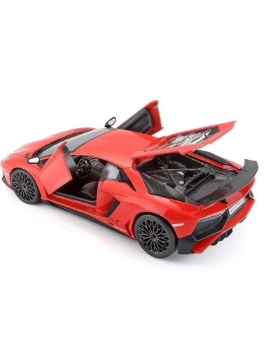 Количка Maisto Special Edition - Lamborghini Aventador, червена, 1:24 - 3