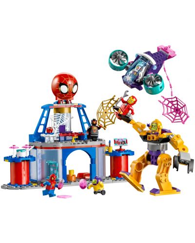 Конструктор LEGO Marvel - Щаб на отбора на Спайди (10794) - 2