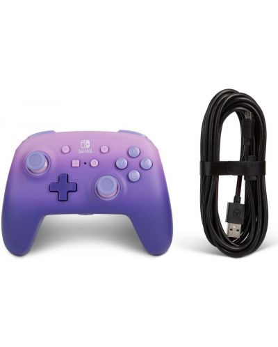 Контролер PowerA - Enhanced за Nintendo Switch, Lilac Fantasy - 2