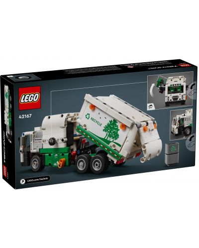 Конструктор LEGO Technic - Електрически камион за боклук Mack LR  (42167) - 9