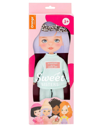 Комплект дрехи за кукла Orange Toys Sweet Sisters - Ментов анцуг - 1