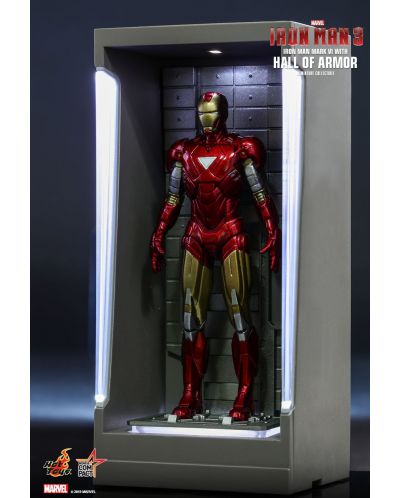 Комплект фигури Hot Toys Marvel: Iron Man - Hall of Armor, 7 бр. - 8
