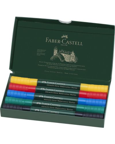 Акварелни маркери Faber-Castell Albrech Dürer - 5 цвята - 2