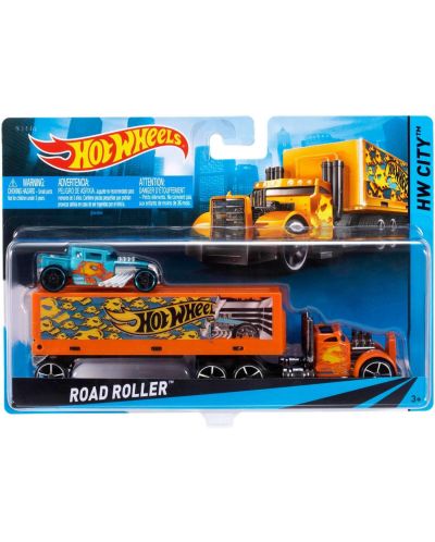 Комплект Mattel Hot Wheels Super Rigs - Камион и кола. асортимент - 3