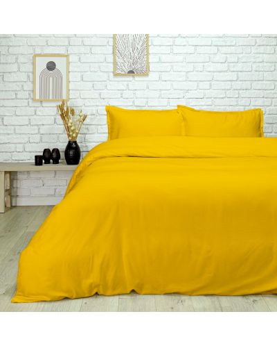 Комплект за спалня TAC - Plain BMR, жълт - 1