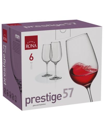 Комплект чаши за шампанско Rona - Prestige 6339, 6 броя x 210 ml - 2