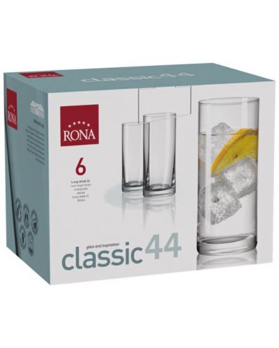 Комплект чаши за шот Rona - Classic 1605, 6 броя x 70 ml - 3